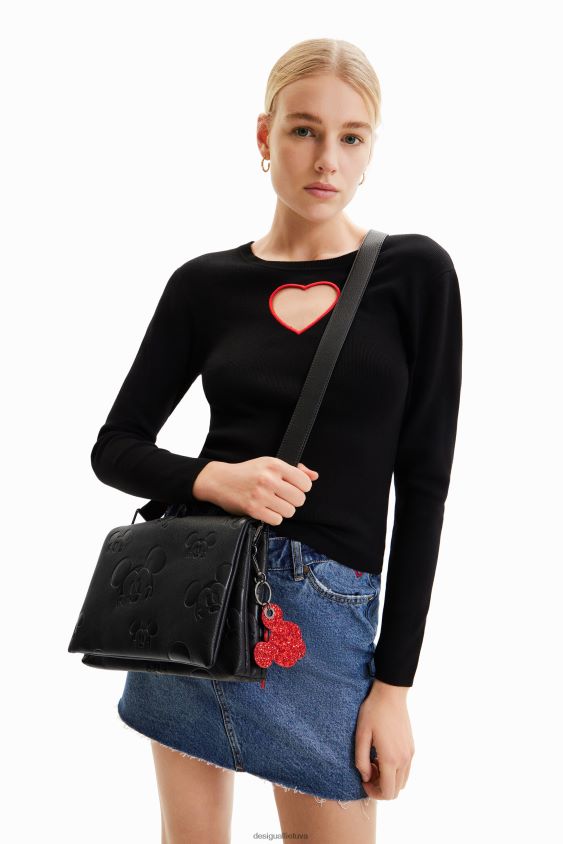Desigual moterys vidutinio dydžio „Disney“ „Mickey Mouse“ krepšys priedas S606BV1198