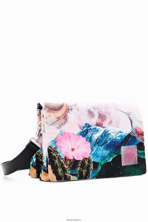 Desigual moterys vidutinio dydžio fantastinis kryžminis krepšys priedas S606BV444