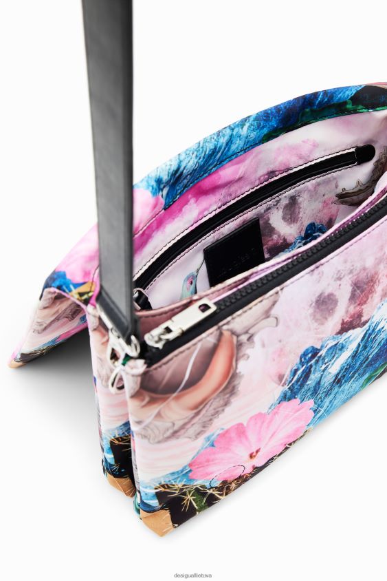 Desigual moterys vidutinio dydžio fantastinis kryžminis krepšys priedas S606BV444