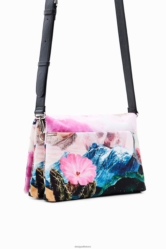 Desigual moterys vidutinio dydžio fantastinis kryžminis krepšys priedas S606BV444