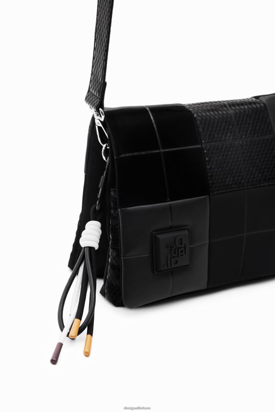 Desigual moterys vidutinio dydžio kratinys kryžminio korpuso krepšys priedas S606BV1185