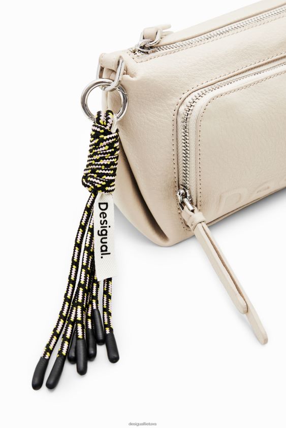 Desigual moterys vidutinio dydžio krepšys su puse logotipu priedas S606BV1227