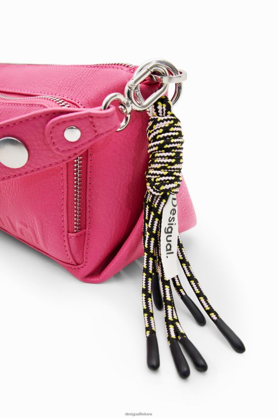 Desigual moterys vidutinio dydžio krepšys su puse logotipu priedas S606BV1238