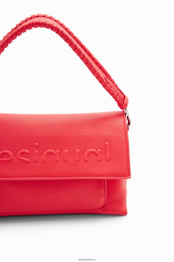 Desigual moterys vidutinio dydžio krepšys su puse logotipu priedas S606BV1333