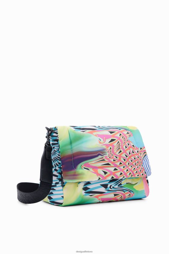 Desigual moterys vidutinio dydžio psichodelinis kryžminis krepšys priedas S606BV804