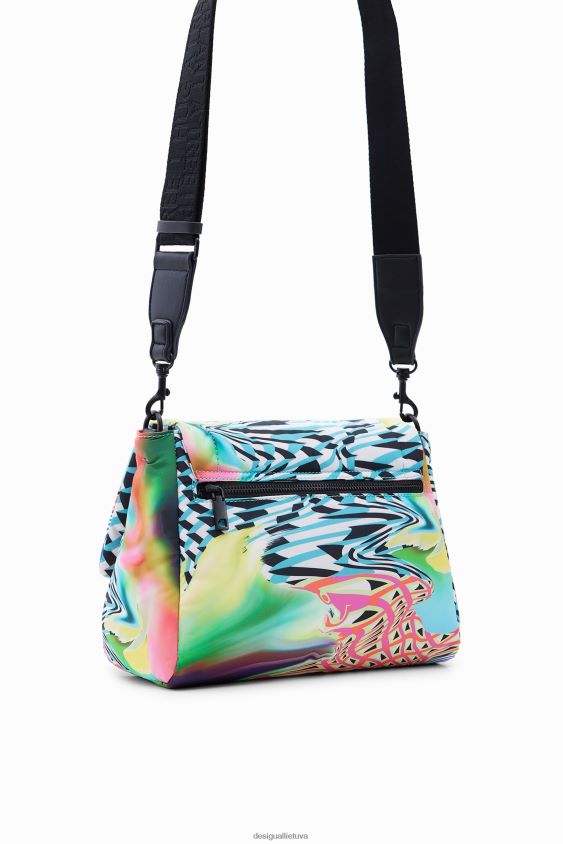 Desigual moterys vidutinio dydžio psichodelinis kryžminis krepšys priedas S606BV804