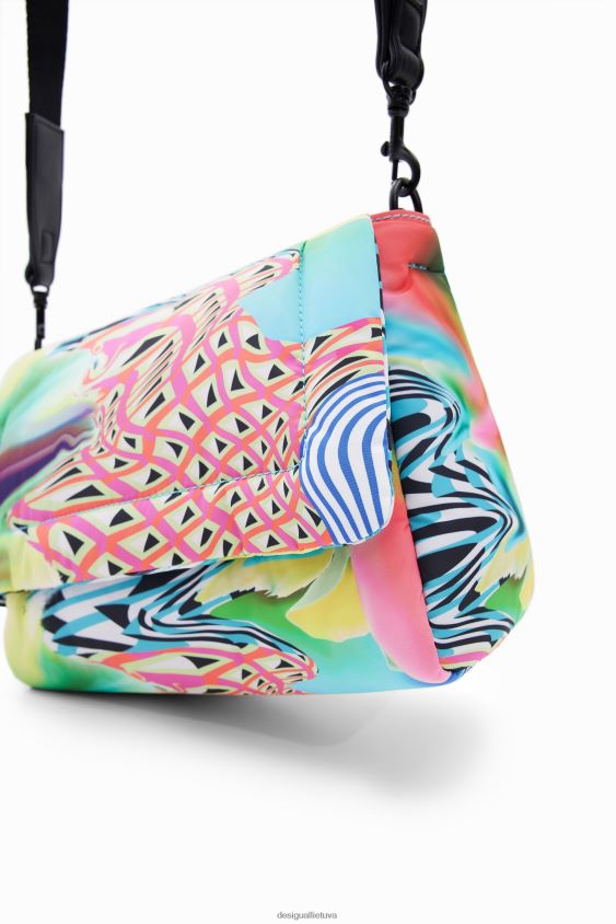 Desigual moterys vidutinio dydžio psichodelinis kryžminis krepšys priedas S606BV804