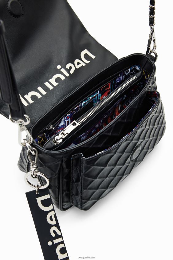 Desigual moterys vidutinio dydžio reljefinis kryžminis krepšys priedas S606BV1215