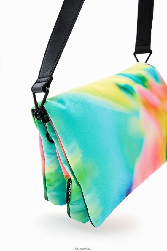 Desigual moterys vidutinio dydžio surišamas kryžminis krepšys priedas S606BV611