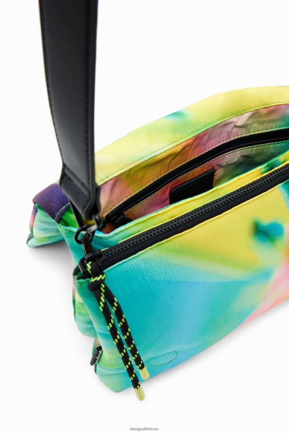 Desigual moterys vidutinio dydžio surišamas kryžminis krepšys priedas S606BV611