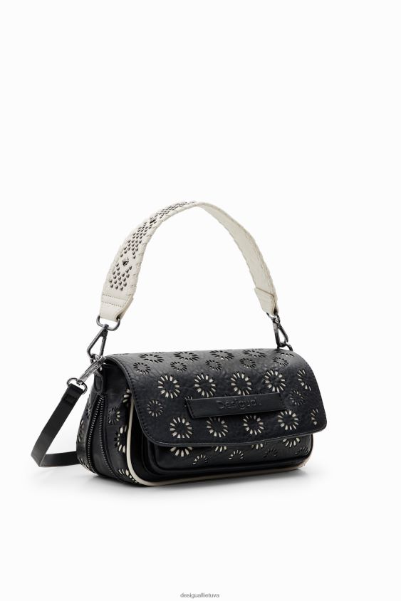 Desigual moterys vidutinio dydžio štampuotas kryžminio korpuso krepšys priedas S606BV1189