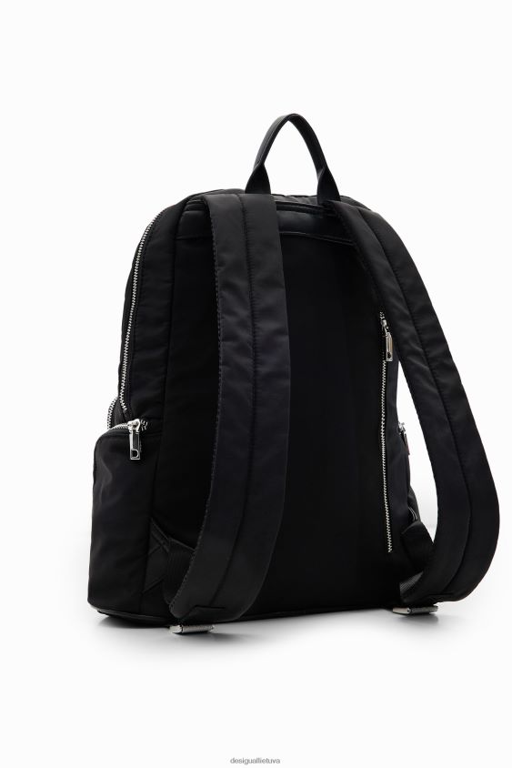Desigual moterys kuprinė su didelėmis nailoninėmis kišenėmis priedas S606BV1228