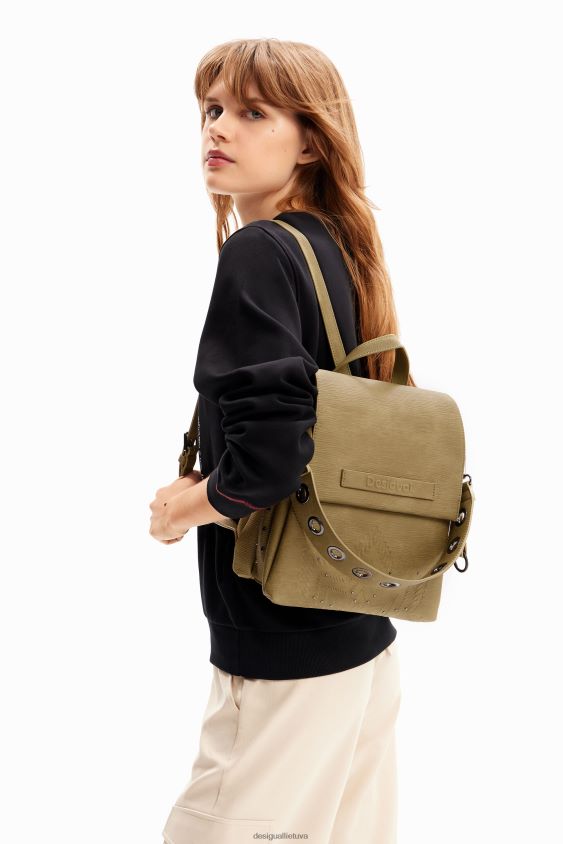 Desigual moterys maža kelių pozicijų žvaigždės kuprinė priedas S606BV1401
