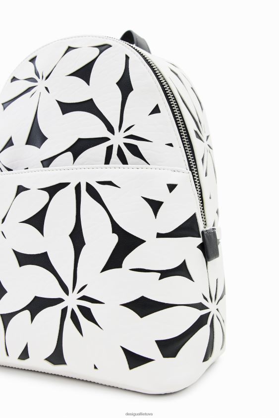 Desigual moterys maža kuprinė su pjaustytomis gėlėmis priedas S606BV1192