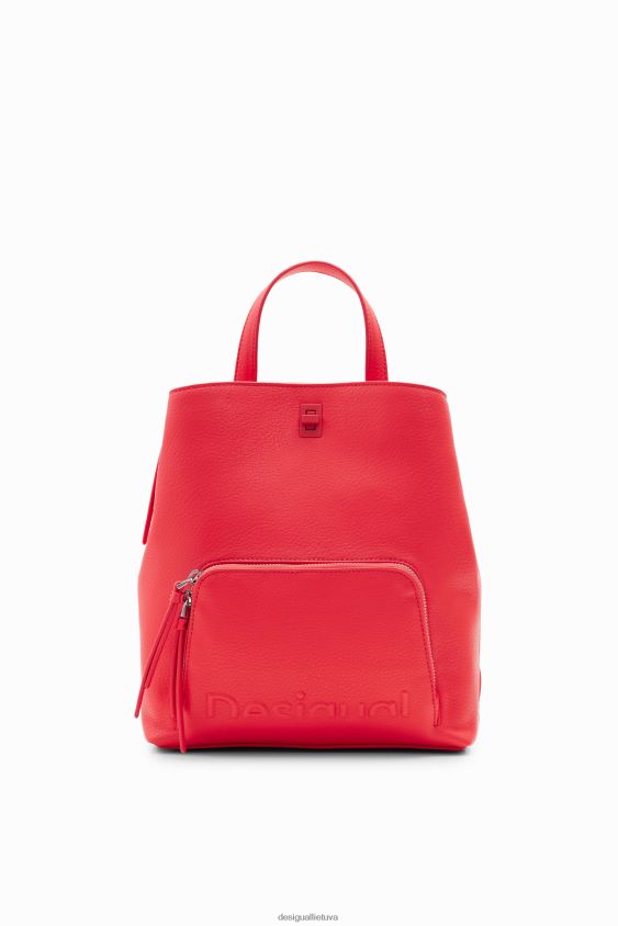 Desigual moterys maža kuprinė su puse logotipu priedas S606BV1197