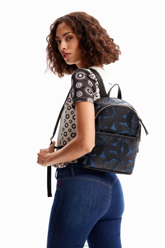 Desigual moterys maža pjaustytų gėlių kuprinė priedas S606BV1221
