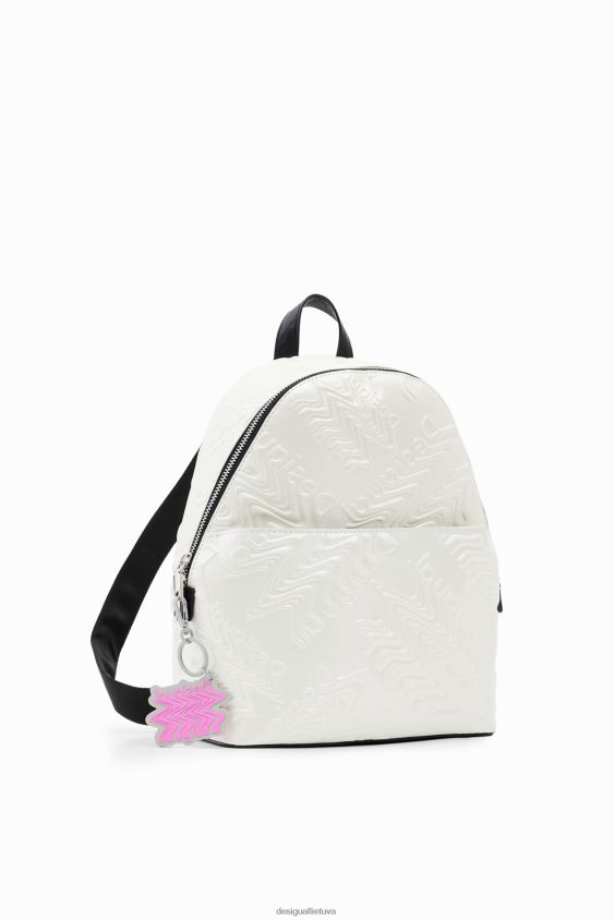 Desigual moterys maža vaivorykštės logotipo kuprinė priedas S606BV1354
