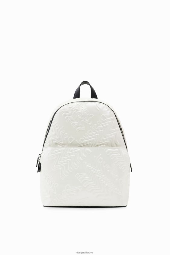 Desigual moterys maža vaivorykštės logotipo kuprinė priedas S606BV1354