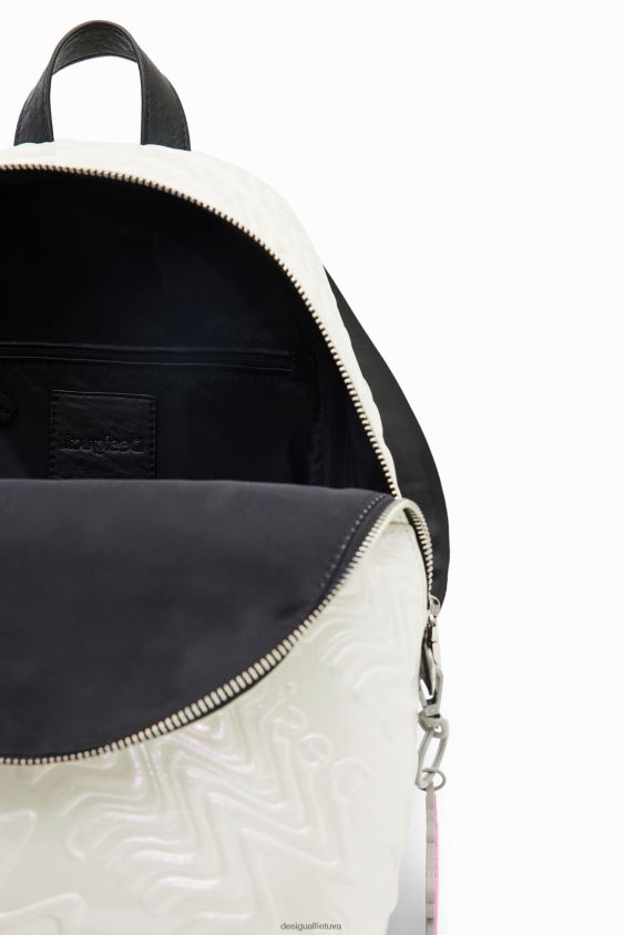 Desigual moterys maža vaivorykštės logotipo kuprinė priedas S606BV1354