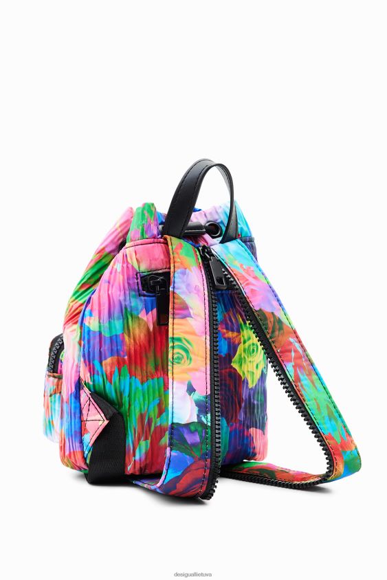Desigual moterys mini kelių padėčių gėlių kuprinė priedas S606BV646