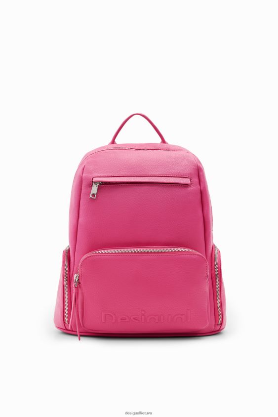 Desigual moterys vidutinio dydžio kuprinė su puse logotipu priedas S606BV1273