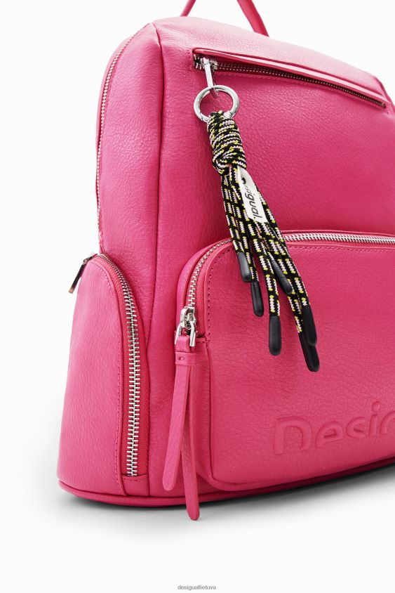 Desigual moterys vidutinio dydžio kuprinė su puse logotipu priedas S606BV1273