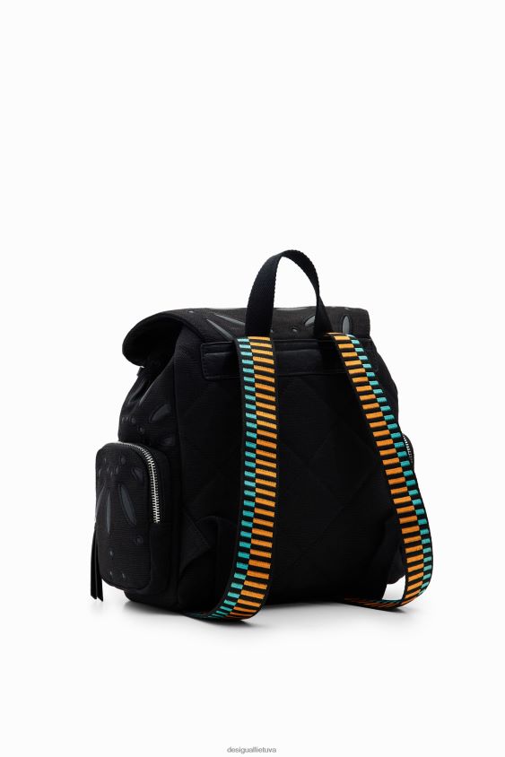Desigual moterys vidutinio dydžio šveicariško siuvinėjimo kuprinė priedas S606BV1316