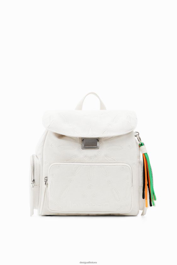 Desigual moterys vidutinio dydžio šveicariško siuvinėjimo kuprinė priedas S606BV589