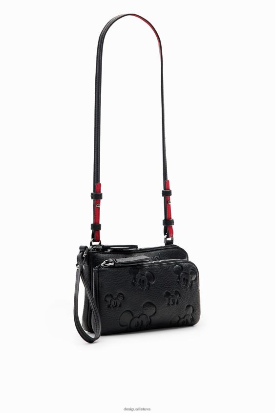 Desigual moterys „Mickey Mouse“ piniginės išmaniojo telefono maišelis priedas S606BV1251
