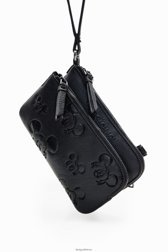 Desigual moterys „Mickey Mouse“ piniginės išmaniojo telefono maišelis priedas S606BV1251