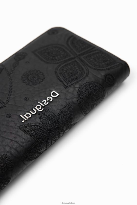 Desigual moterys didelė gėlių siuvinėjimo piniginė priedas S606BV1237