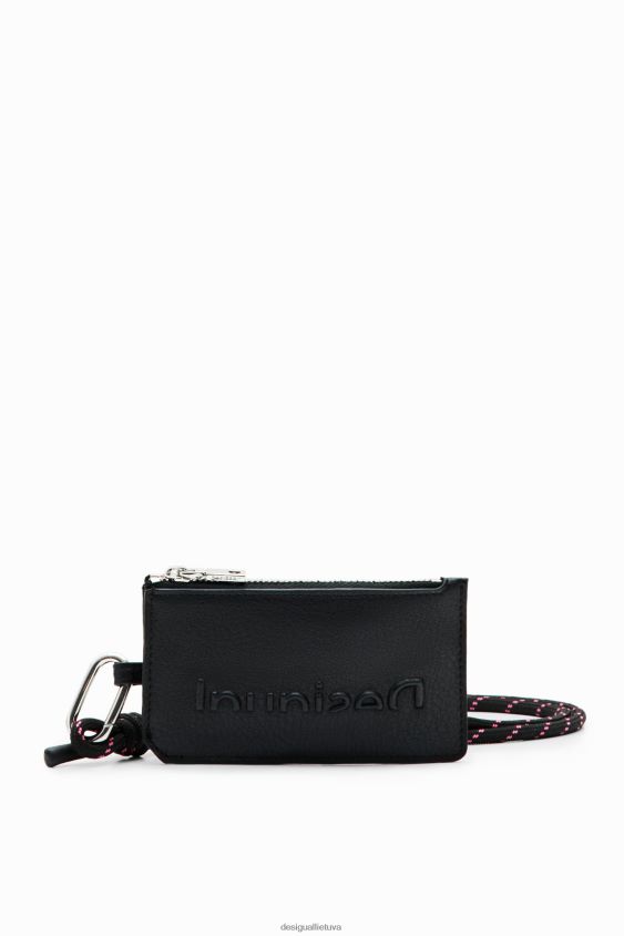 Desigual moterys maža logotipo piniginė priedas S606BV1201