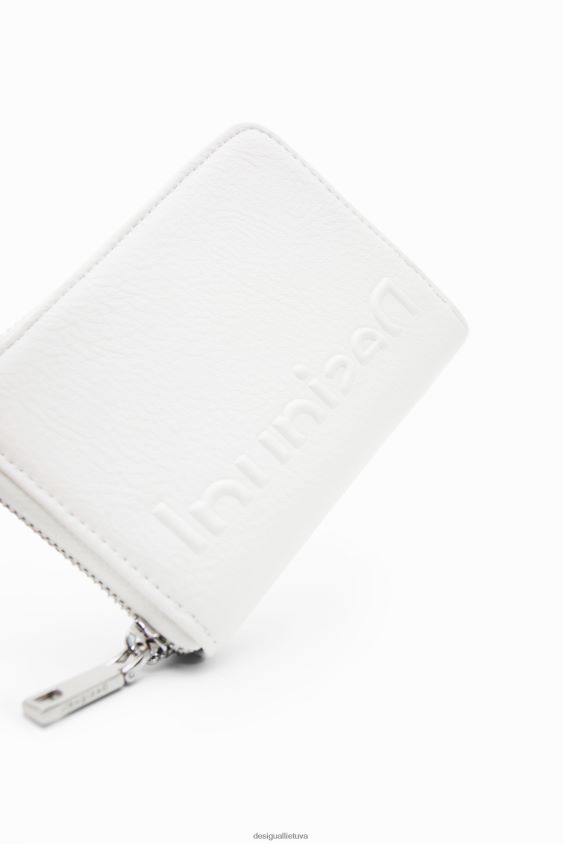 Desigual moterys maža piniginė su puse logotipo priedas S606BV1203