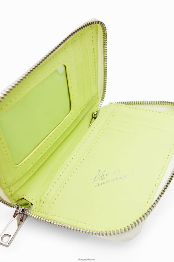 Desigual moterys maža piniginė su puse logotipo priedas S606BV1203