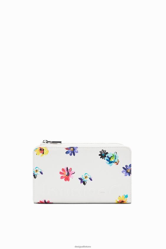 Desigual moterys vidutinio dydžio gėlių piniginė priedas S606BV1342