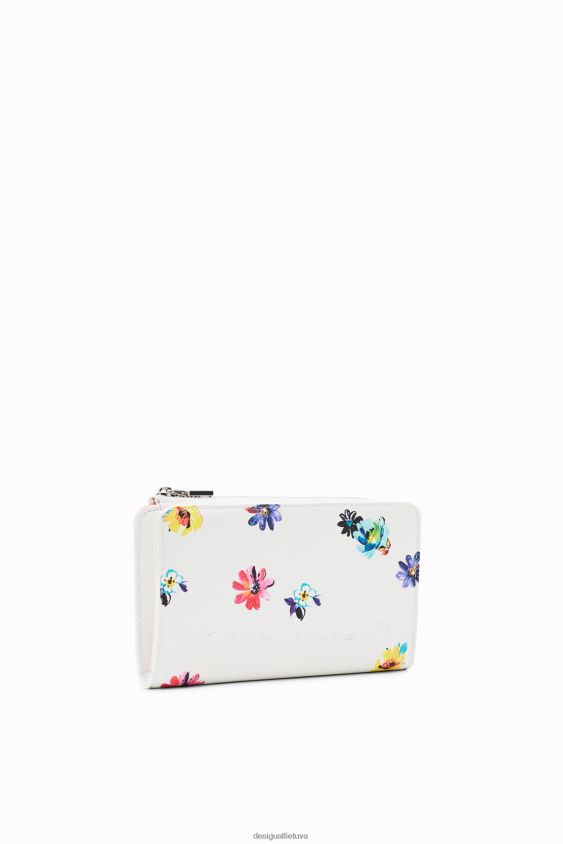 Desigual moterys vidutinio dydžio gėlių piniginė priedas S606BV1342