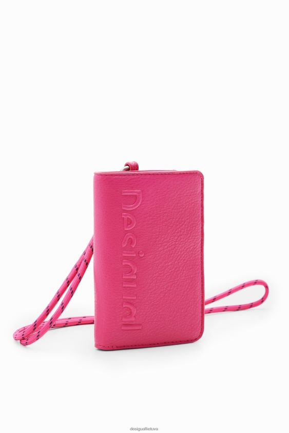 Desigual moterys vidutinio dydžio piniginė su dirželiu priedas S606BV1307