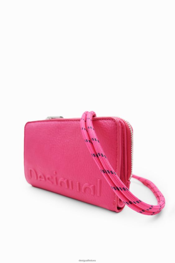 Desigual moterys vidutinio dydžio piniginė su dirželiu priedas S606BV1307