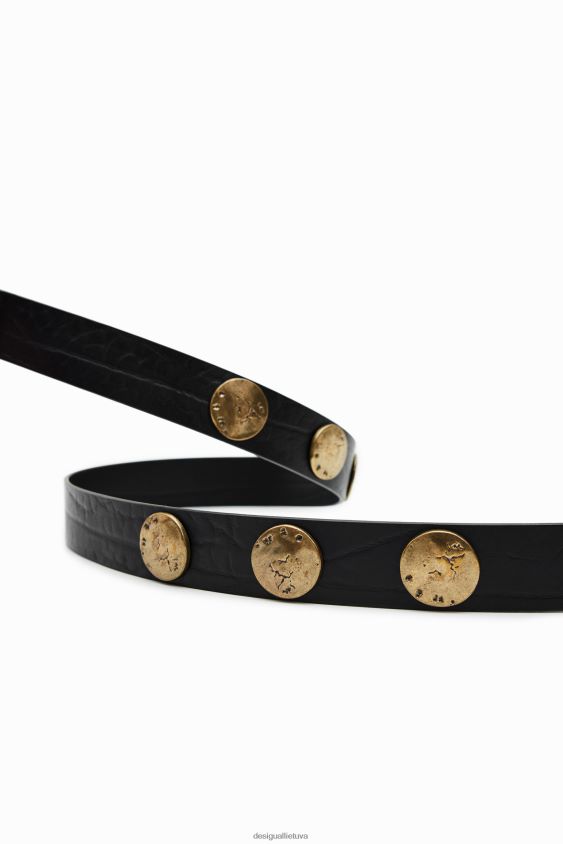 Desigual moterys diržas su plokštelėmis priedas S606BV632