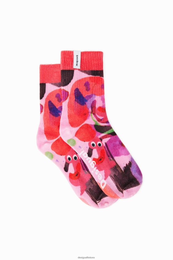 Desigual moterys m. christian Lacroix lūpų kojinės priedas S606BV315