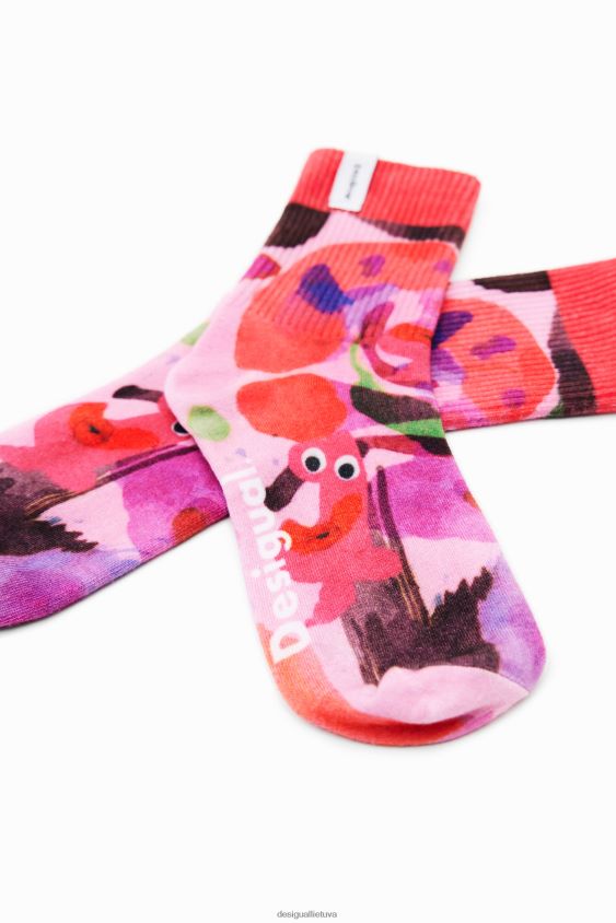 Desigual moterys m. christian Lacroix lūpų kojinės priedas S606BV315