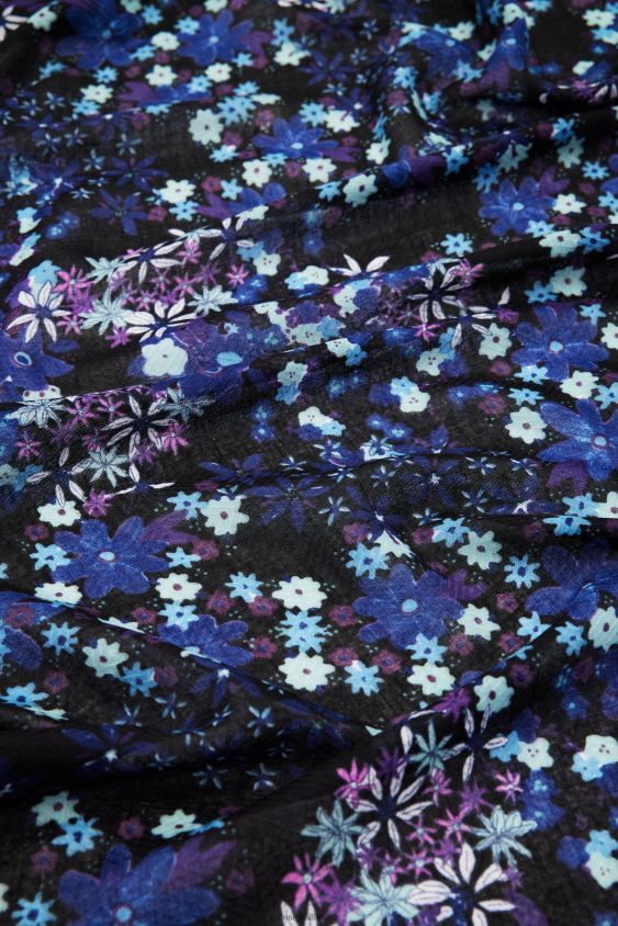 Desigual moterys gėlėtas stačiakampis foulardas priedas S606BV1419