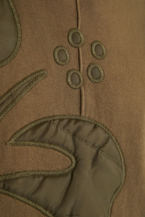Desigual vyrų oversize megztinio asimetrinis apvadas apranga S606BV1596