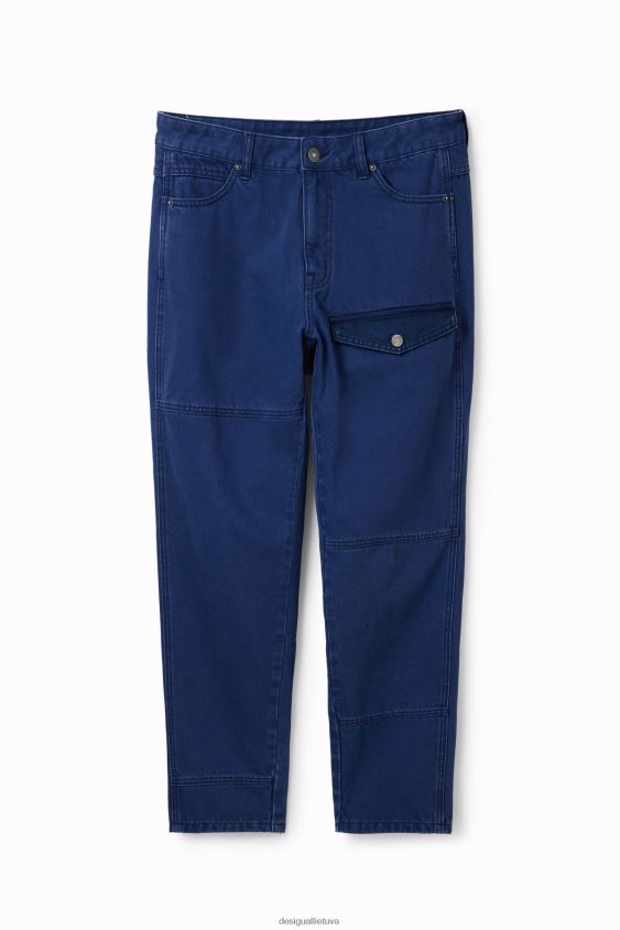 Desigual vyrų ruoželinės kišeninės kelnės apranga S606BV1647
