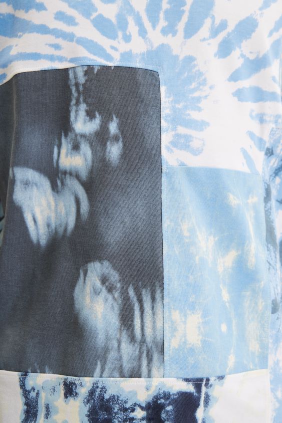 Desigual vyrų kratinys surišami marškinėliai apranga S606BV1516