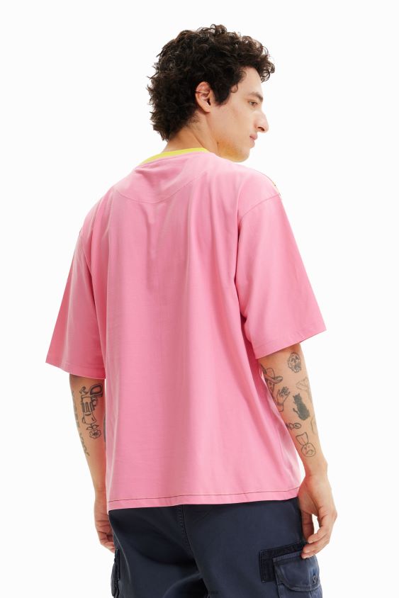 Desigual vyrų meniški saulės marškinėliai apranga S606BV1684