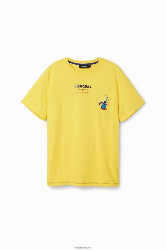 Desigual vyrų no es lo mismo marškinėliai trumpomis rankovėmis apranga S606BV1572