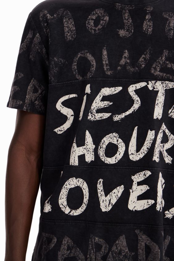 Desigual vyrų trumpomis rankovėmis mojito marškinėliai apranga S606BV1652