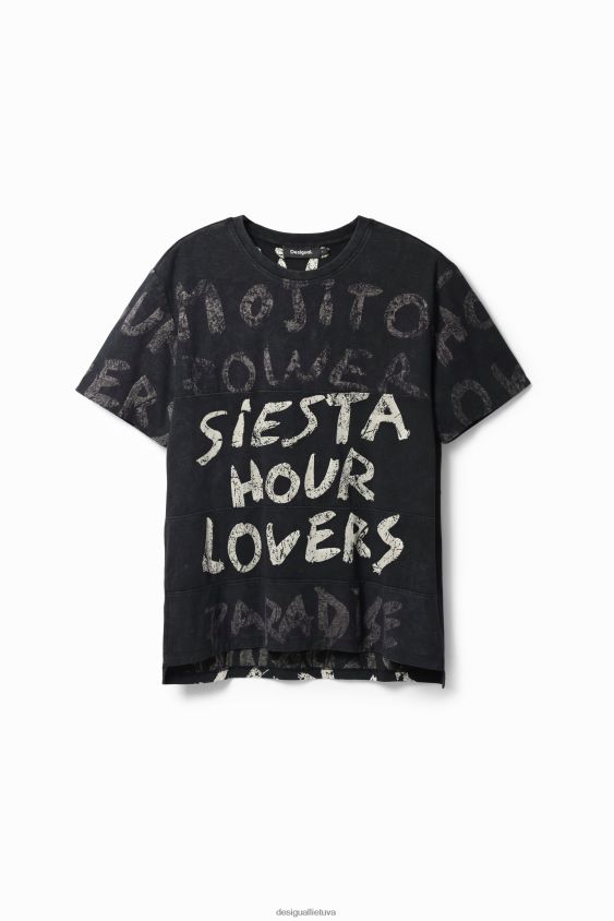 Desigual vyrų trumpomis rankovėmis mojito marškinėliai apranga S606BV1652