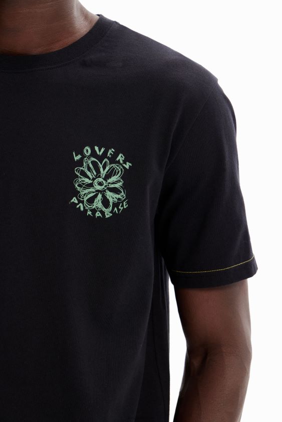 Desigual vyrų vasaros mylėtojų marškinėliai apranga S606BV1667
